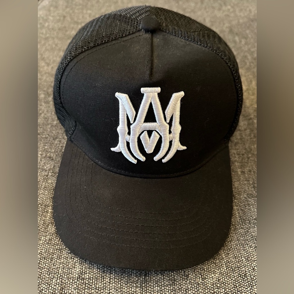 Amiri mens trucker hat.